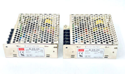 2X Meanwell S-25-24 AC-DC Enclosed Power Supply