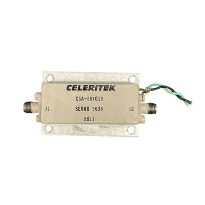 Celeritek CSA-881018 Rf Amplifier SMA