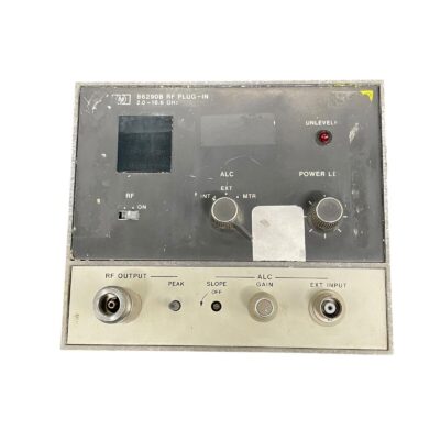 HP 86290B Front Panel