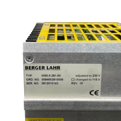 Berger Lahr WS5-5.281-00 Stepper Motor Controller - Tested