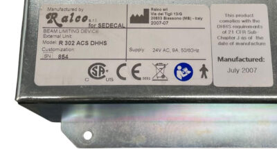 Ralco R 302 ACS DHHS Beam Limiting Device