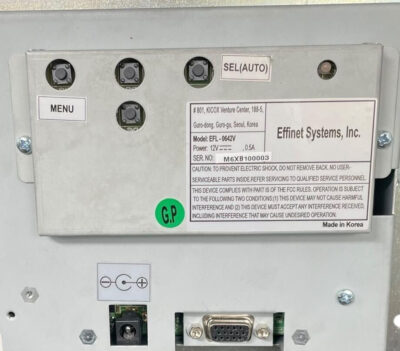KODAK EFL-0642V Effinet Systems Front Panel