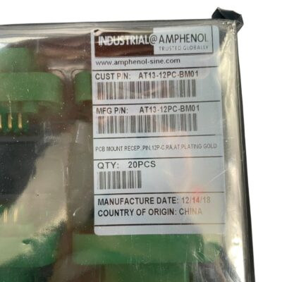[20 Pcs] AT13-12PC-BM01 Amphenol Connector Right Angle 12 Position
