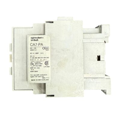Sprecher Schuh CA7-PA CA7-37 CA7-37-00 Contactor 690V 65A Coil 240V
