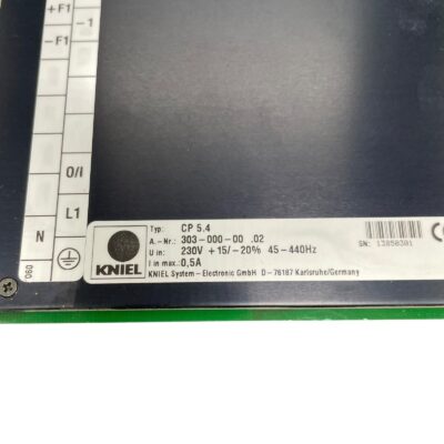 KNIEL 5.4 303-000-00 .02 230V Power Supply 45-440Hz