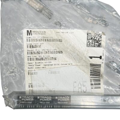 [12 PCS] TEC 3-1222 TRACO Power Isolated DC/DC Converter 9-18Vin +/-12V 3W +/-12