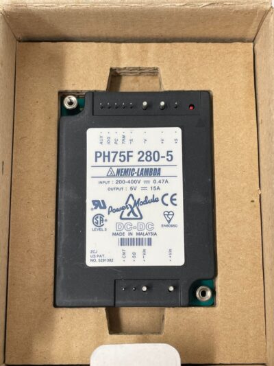 2X Lot LAMBDA PH75F 280-5 Isolated DC/DC Converters 75W 5V 15A Obsolete