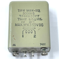 TRW MAK-112 500915 TF4RXYY 7MHY 1.15ΩMX 1KC 350VDC Vintage INDUCTOR