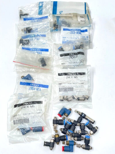 Pisco Mixed Lot JSC6-M5MA JNC4-M5 Flow Control ,Valves