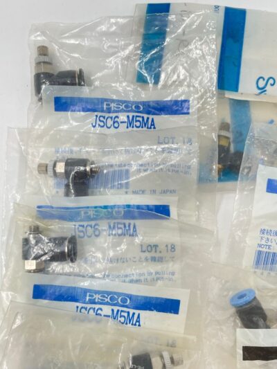 Pisco Mixed Lot JSC6-M5MA JNC4-M5 Flow Control ,Valves