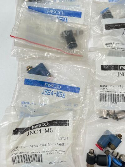 Pisco Mixed Lot JSC6-M5MA JNC4-M5 Flow Control ,Valves