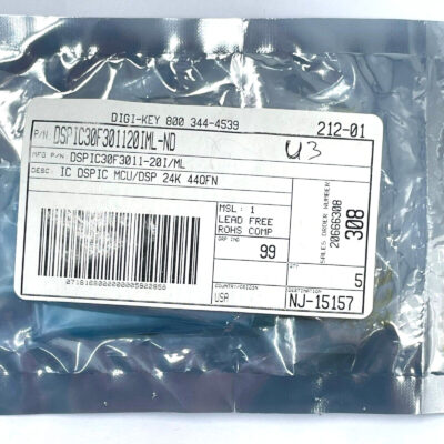 [7 Pcs] dsPIC30F3011-20I/ML Microchip DSP, DSC 44LD 20MIPS 24 KB