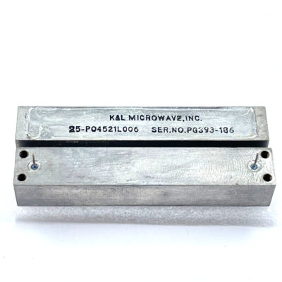 3PCS - K&L Microwave 25-P04521L006 Filter NOS Lot