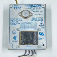 Condor MB24-1.2-A International Power Supply, Output: 24VDC Amperage: 1.2A