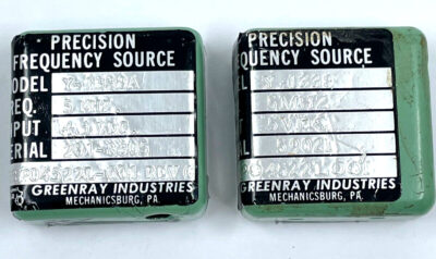 2PCS - 5MHz Adjustable Precision Frequency Source Greenray Mill-Spec