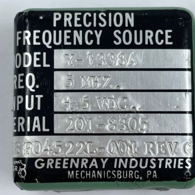 2PCS - 5MHz Adjustable Precision Frequency Source Greenray Mill-Spec