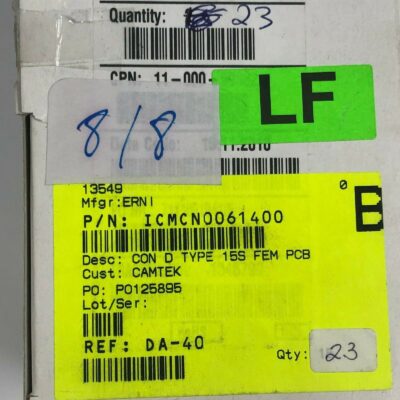 ERNI D-Sub Connector 1129 2 15Pin 15s FEM - 23Pcs Lot