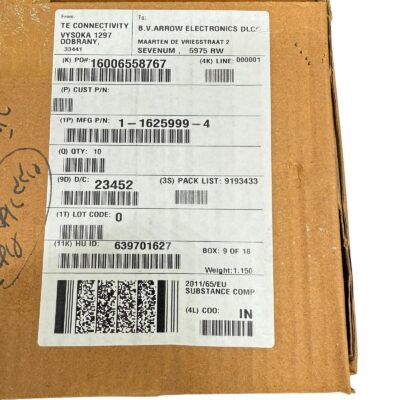 [6 PCS] 1625999-4 TE Connectivity Wirewound Resistors - Chassis Mount HSC100 12R