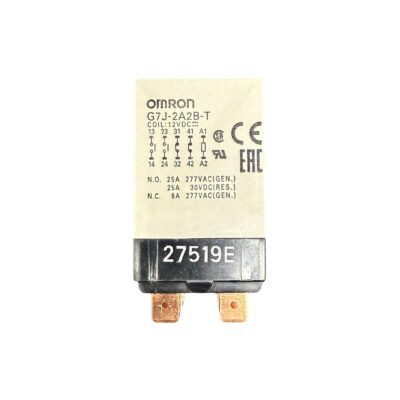 [8 PCS] OMRON G7J-2A2B-T-W1-DC12 Enclosed Relay (12VDC Coil) - 10 Pin - Bracket