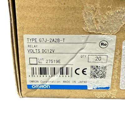 [8 PCS] OMRON G7J-2A2B-T-W1-DC12 Enclosed Relay (12VDC Coil) - 10 Pin - Bracket