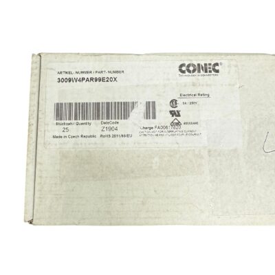 [20 PCS] 3009W4PAR99E20X CONEC D-SUB PLUG 9POS VERT SOLDER