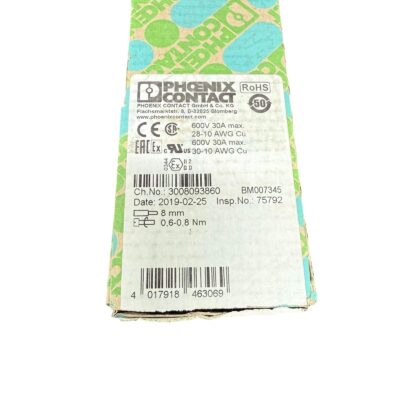 [45 PCS] Phoenix Contact UK 5 N BK Terminal Block