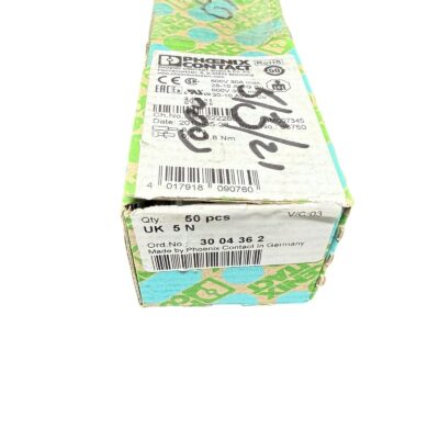 [50 PCS] Phoenix Contact UK 5 N Terminal Block