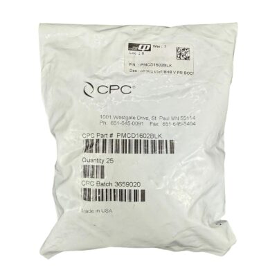 [25 PCS] PMCD1602BLK 1/8 HOSE BARB VALVED PANEL CPC