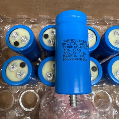 1X CORNELL 101C173U040AB2AS 17,000 uF 40VDC -10% +75