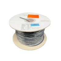500 Ft 30-00670 Tensility 4 Conductor Multi-Conductor Cable Black 28 AWG Braid