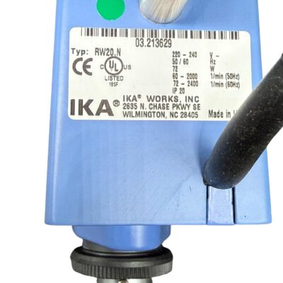 NEW IKA RW20.N Overhead Stirrer 230V