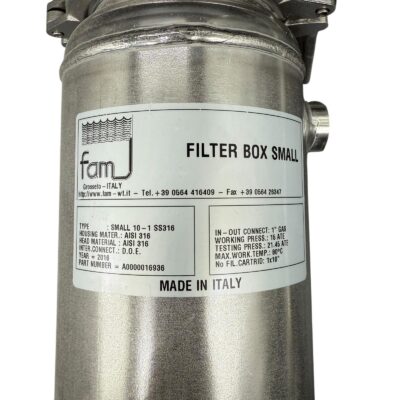 FAM Small 10-1 SS316 Filter Box Small