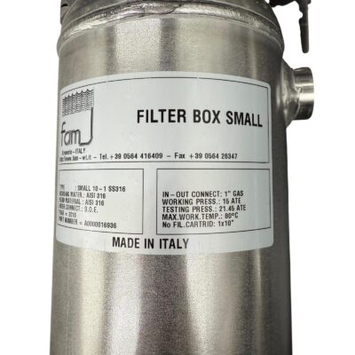FAM Small 10-1 SS316 Filter Box Small