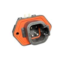 [10 PCS] ATP13-4P-BM03BLK Amphenol 4 POSITION 90DEG PCB FLANGE MNT