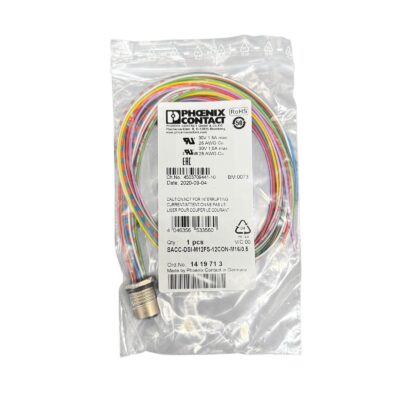 [4 PCS] Phoenix Contact 1419713 SACC-DSI-M12FST-4P-M16XL/0,5
