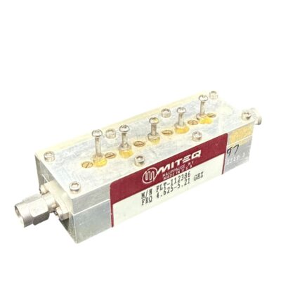 Miteq FLT112386 FRQ 4.625-5.21 GHz microwave filter