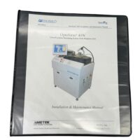 Precitech Optoform 40W Manual Book